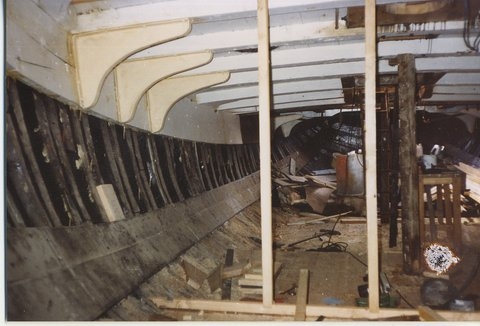 Andrea stripped out for new fit out 1990's